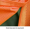 ANSI Class 2 Break-Away Hi-Vis Safety Vest, Orange - Break-Away Seams